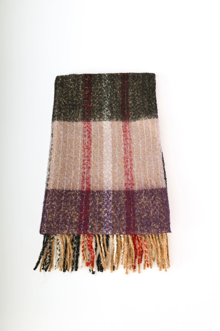 Sciarpa quadri multicolor