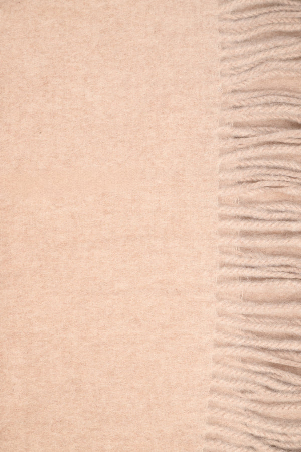 Sciarpa basic misto lana beige
