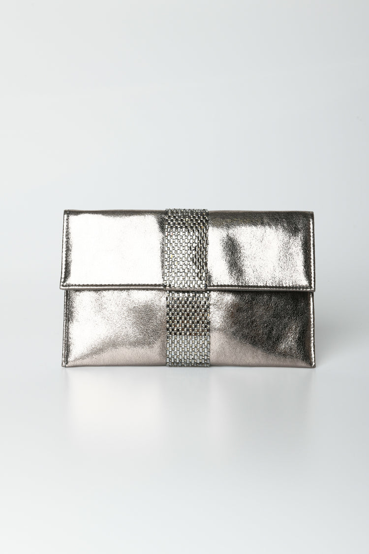 Pochette in similpelle laminata
