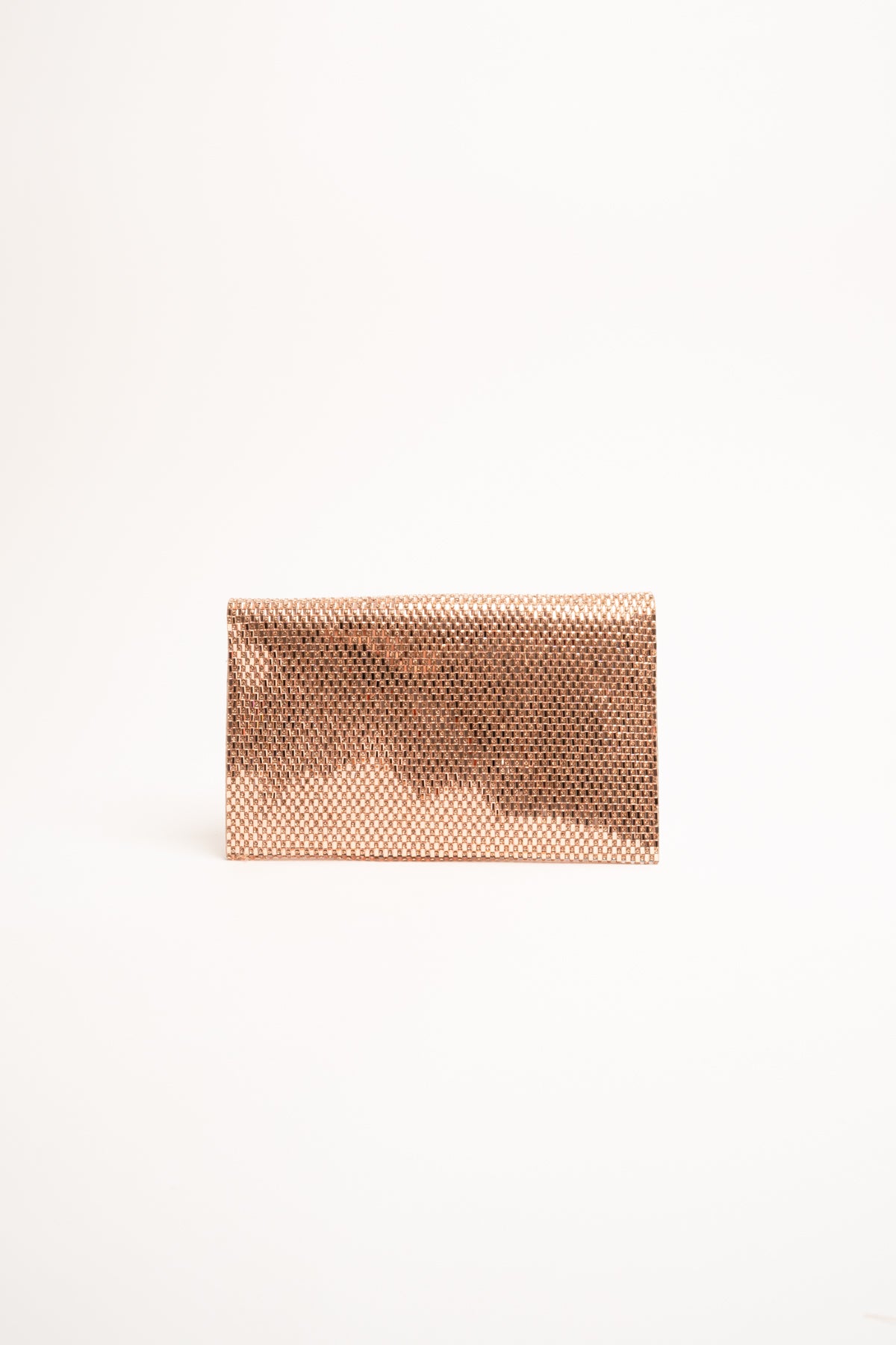 Pochette oro con strass