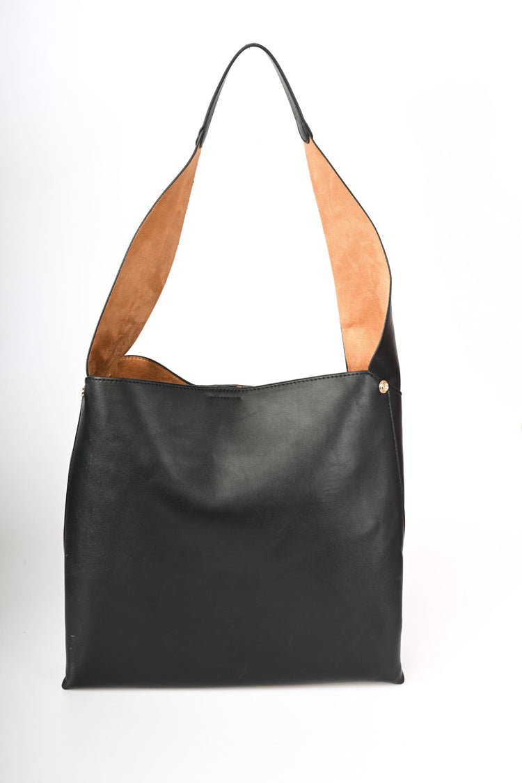 Borsa grande bicolore