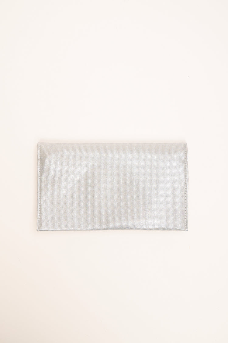 Pochette classica argento