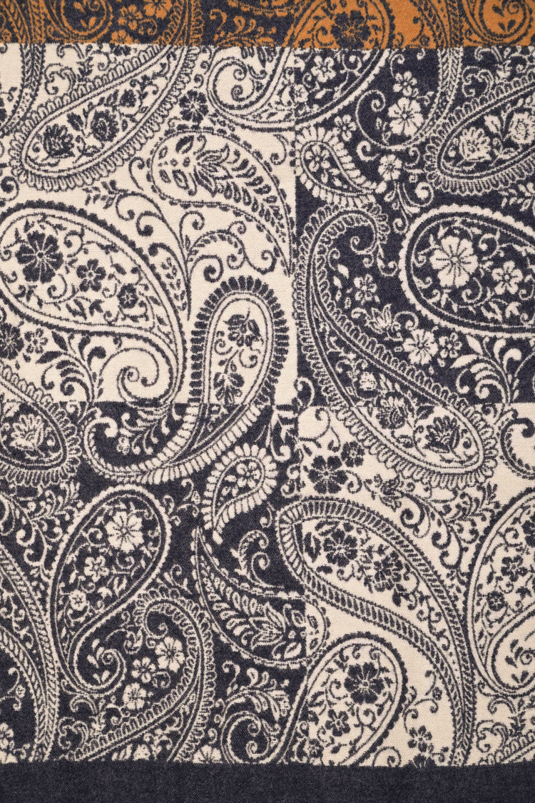 Sciarpa a motivo paisley check