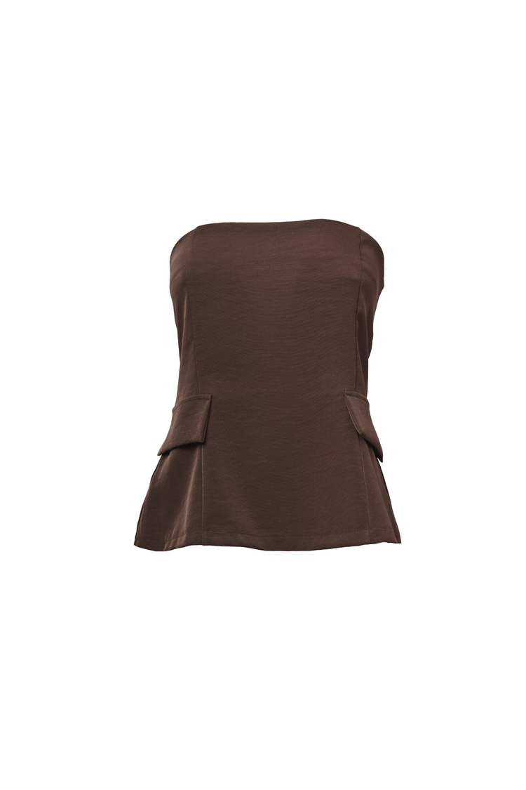 Top a fascia con tasche
