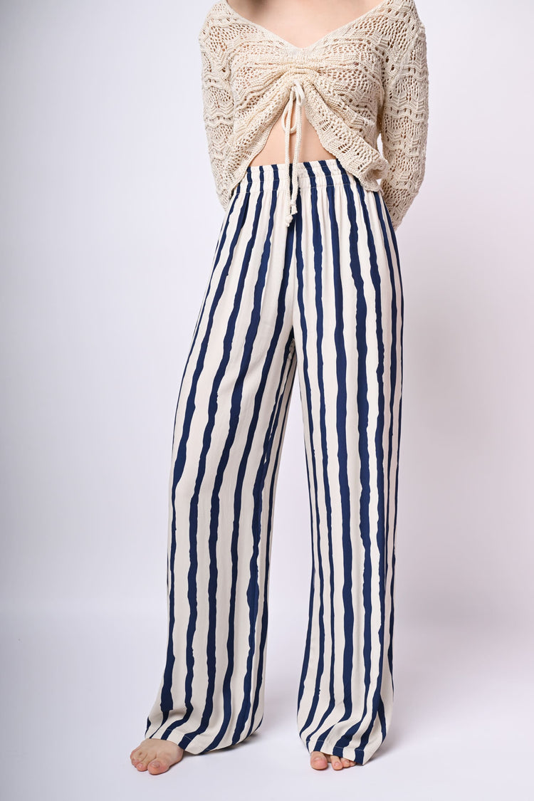 Pantaloni palazzo a righe