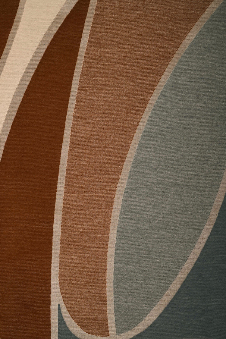 Sciarpa geometrica multicolor in misto viscosa