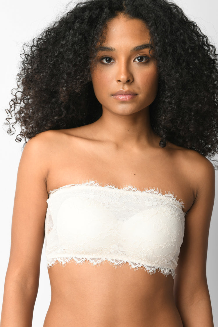 Reggiseno a fascia in pizzo